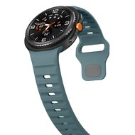 Wave siliconen band - Grijsblauw - Samsung Galaxy Watch 8 - 40mm / 44mm