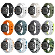 Wave siliconen band - Donkergroen - Samsung Galaxy Watch 8 - 40mm / 44mm