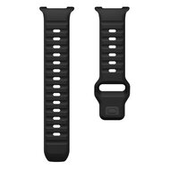 Wave siliconen band - Zwart - Samsung Galaxy Watch 8 - 40mm / 44mm