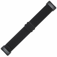 FitBit Inspire 2 &amp; Ace 3 Elastische solo loop nylon bandje - Zwart