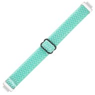 FitBit Inspire 2 &amp; Ace 3 Elastische solo loop nylon bandje - Turquoise