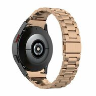 Samsung Galaxy watch 7 / Galaxy Watch FE - 40mm &amp; 44mm - Stalen schakelband - Ros&eacute; goud