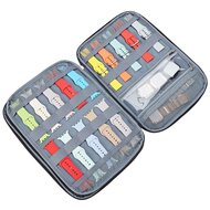 Organizer / opbergtas - Dubbele laag XL - Smartwatch bandjes &amp; accessoires - Zwart