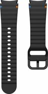 Wave Sportband - Maat: S/M - Zwart -  Samsung Galaxy Watch 5 (Pro) - 40mm / 44mm / 45mm
