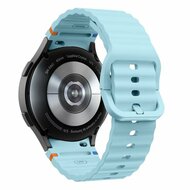 Wave Sportband - Maat: S/M - Lichtblauw -  Samsung Galaxy Watch 6 Classic - 47mm &amp; 43mm