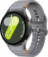 Wave Sportband - Maat: S/M - Donkergrijs -  Samsung Galaxy Watch 6 Classic - 47mm &amp; 43mm