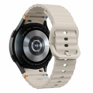 Wave Sportband - Maat: S/M - Sterrenlicht -  Samsung Galaxy Watch 6 - 40mm &amp; 44mm