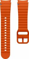 Wave Sportband - Maat: S/M - Oranje -  Samsung Galaxy watch 7 - 40mm / 44mm &amp; Watch FE