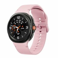 Soft siliconen band - Maat: M/L - Roze - Samsung Galaxy Watch 8 Classic - 46mm