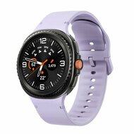 Soft siliconen band - Maat: M/L - Paars - Samsung Galaxy Watch 8 - 40mm / 44mm