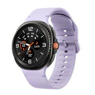 Soft siliconen band - Maat: S/M - Paars - Samsung Galaxy Watch 8 - 40mm / 44mm