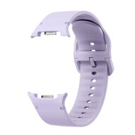 Soft siliconen band - Maat: S/M - Paars - Samsung Galaxy Watch 8 - 40mm / 44mm