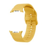 Soft siliconen band - Maat: S/M - Oker - Samsung Galaxy Watch 8 - 40mm / 44mm