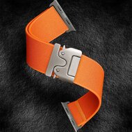 Nylon bandje met Parachute sluiting - Oranje - Geschikt voor Apple Watch 44mm / 45mm&nbsp;/ 46mm / 49mm