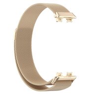 Milanese bandje - Vintage goud - Huawei Band 10 / 9 / 8