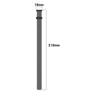 Milanese bandje - Space grey - Huawei Band 10 / 9 / 8