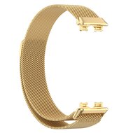 Milanese bandje - Goud - Huawei Band 10 / 9 / 8