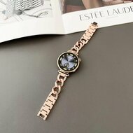 Garmin Venu 4 - 41mm - Metalen ketting band - Ros&eacute; goud