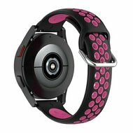 Garmin Venu 4 - 45mm - Siliconen sportbandje met gesp - Zwart + roze