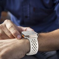 Ultimate Sport Edition bandje - Sterrenlicht / starlight - Geschikt voor Apple Watch 44mm / 45mm / 46mm / 49mm