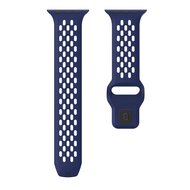 Ultimate Sport Edition bandje - Donkerblauw - Geschikt voor Apple Watch 44mm / 45mm / 46mm / 49mm