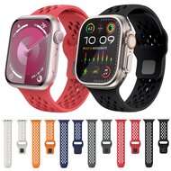 Ultimate Sport Edition bandje - Donkerblauw - Geschikt voor Apple Watch 44mm / 45mm / 46mm / 49mm