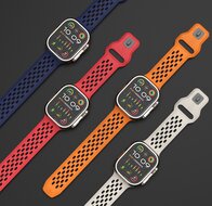 Ultimate Sport Edition bandje - Donkergrijs - Geschikt voor Apple Watch 44mm / 45mm / 46mm / 49mm