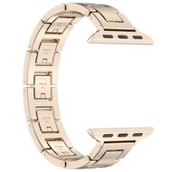 Slim Stainless steel quick-release band (small) - Starlight / sterrenlicht - Geschikt voor Apple watch 44mm / 45mm&nbsp;/ 46mm / 49mm