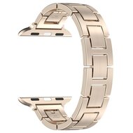 Slim Stainless steel quick-release band (small) - Starlight / sterrenlicht - Geschikt voor Apple watch 44mm / 45mm&nbsp;/ 46mm / 49mm
