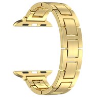 Slim Stainless steel quick-release band (small) - Goud - Geschikt voor Apple watch 44mm / 45mm&nbsp;/ 46mm / 49mm