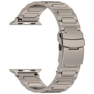 Titanium H-type schakelband  - Titanium kleur - Geschikt voor Apple Watch 38mm / 40mm / 41mm / 42mm