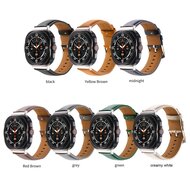 Premium leren bandje - Bruin - Samsung Galaxy Watch Ultra bandjes - 47mm