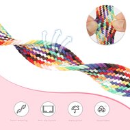 Braided band met D-buckle sluiting - Multicolor Summer - Samsung Galaxy Watch Ultra 47mm