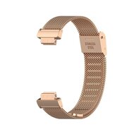 Fitbit Inspire 3 - Milanese band met klemsluiting - Ros&eacute; goud