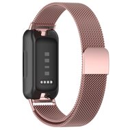 Fitbit Inspire 3 - Milanese bandje - Ros&eacute; goud