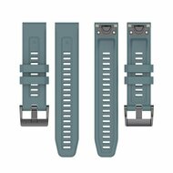 Siliconen sportbandje - Grijsblauw - Garmin Fenix 8 - 43mm