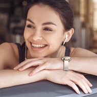 Siliconen bandje - Lichtroze - Garmin Lily 2