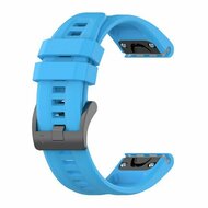 Siliconen sportbandje - Blauw - Garmin Approach S60 &amp; S62 / Instinct / Instinct 2 (Solar)