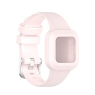 Siliconen one color bandje - Zand roze - Garmin Vivofit Junior 3