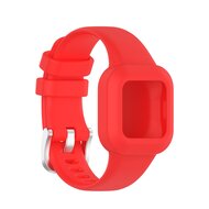 Siliconen one color bandje - Rood - Garmin Vivofit Junior 3