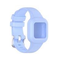 Siliconen one color bandje - Pastel blauw - Garmin Vivofit Junior 3
