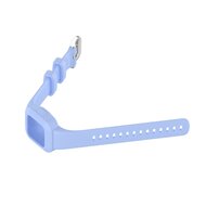 Siliconen one color bandje - Pastel blauw - Garmin Vivofit Junior 3