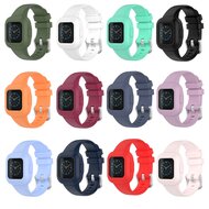 Siliconen one color bandje - Pastel blauw - Garmin Vivofit Junior 3