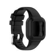 Siliconen one color bandje - Zwart - Garmin Vivofit Junior 3