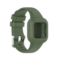 Siliconen one color bandje  - Groen - Garmin Vivofit Junior 3