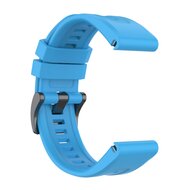 Siliconen sportbandje - Blauw - Garmin Fenix 7X / 6X / 5X