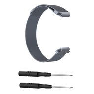 Garmin Forerunner 220 / 230 / 235 / 620 / 630 / 735 (XT) - Milanese bandje - Small - Space Grey