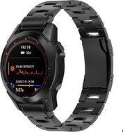 Titanium schakelband - Zwart - Garmin Epix Gen 2 (47mm) / MARQ / Quatix 7 / 6 / 5