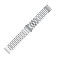 Stalen schakelband - Zilver - Garmin Fenix 7X / 6X / 5X