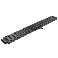 Stalen schakelband - Zwart - Garmin Forerunner 220 / 230 / 235 / 620 / 630 / 735 (XT)